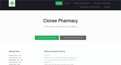 Desktop Screenshot of cloneepharmacy.com